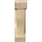 Ekena Millwork Traditional Slat Rough Sawn Bracket w/ Offset Brace, Douglas Fir, 6"W x 18"D x 22"H BKT0604X18X22TRA06RDF - alternate 2